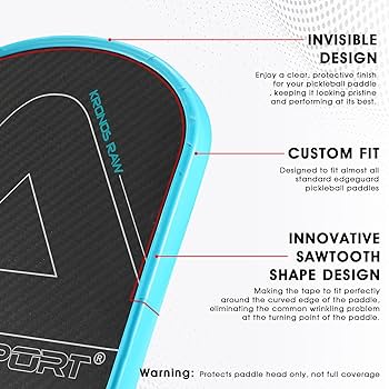 Amazon | PICKLETECH ピックルボールパドルエッジガードテープ